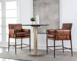 Mauti Counter Stool - Brown  Shalimar Tobacco Leather