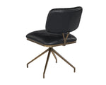 Virtu Swivel Dining Chair - Bravo Black