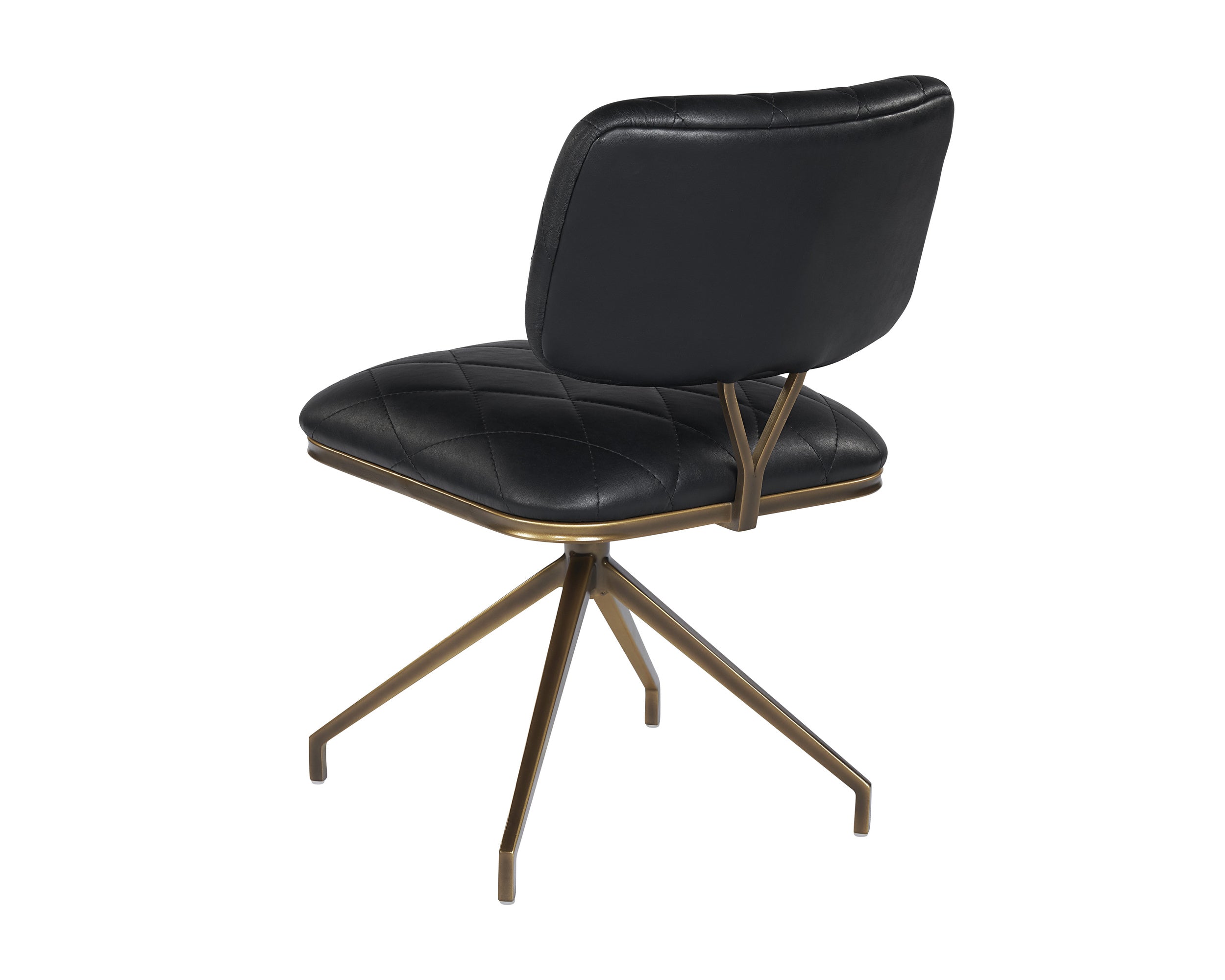Virtu Swivel Dining Chair - Bravo Black