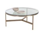 Flato Coffee Table - Antique Brass