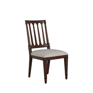 Gabby - Mathis Wood Sculpted Back Dining Side Chair - Rustic Antique Oak - SCH-175992