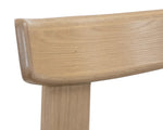 Horton Dining Chair - Rustic Oak  Forest Green