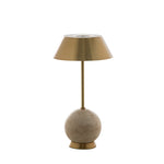 Antique Brass/Beige Travertine