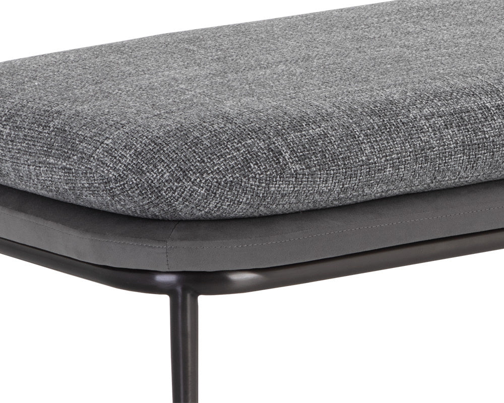Koffi Bench - Gunmetal  Chacha Grey / Antonio Charcoal