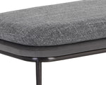 Koffi Bench - Gunmetal  Chacha Grey / Antonio Charcoal