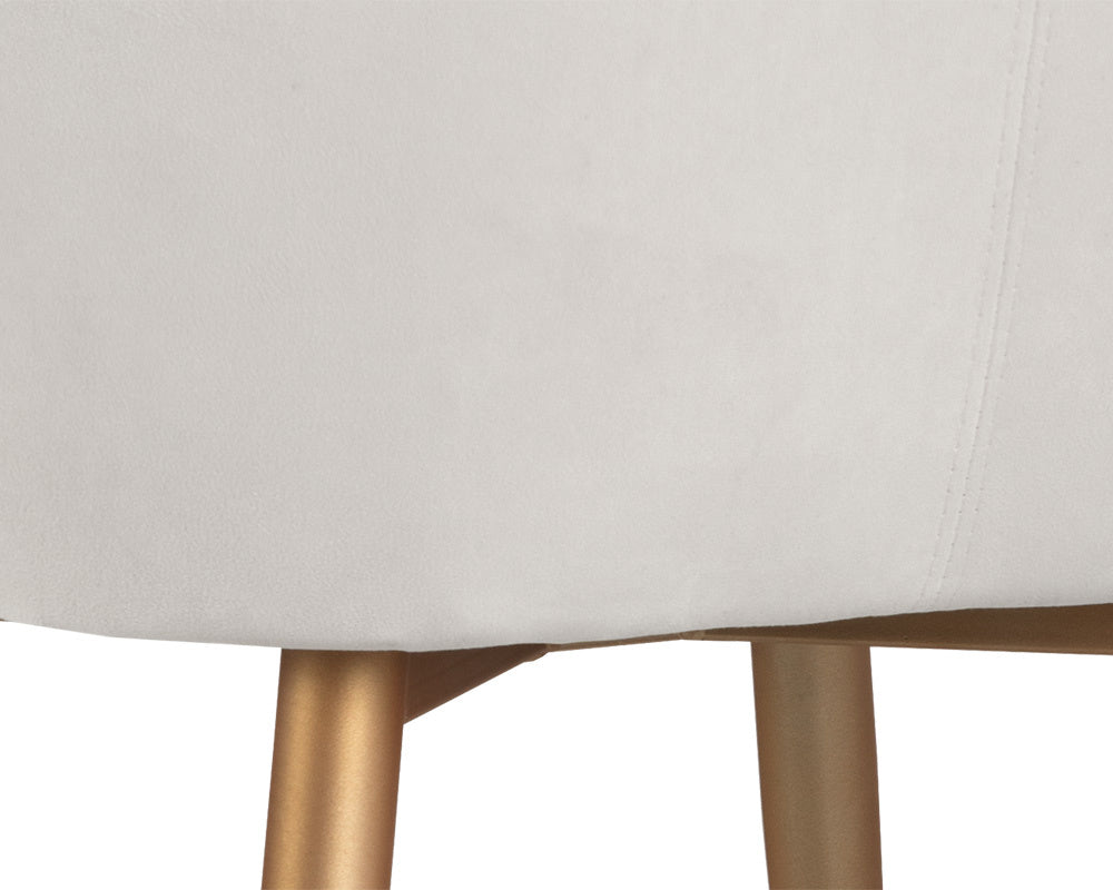 Jayna Dining Armchair - Champagne Gold  Antonio Linen