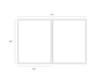 Lakeside Views (Set Of 2) - 36" X 48"  Black Floater Frame
