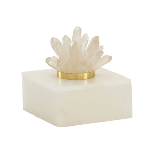Chelsea House Alabaster And Crystal Box - 383454