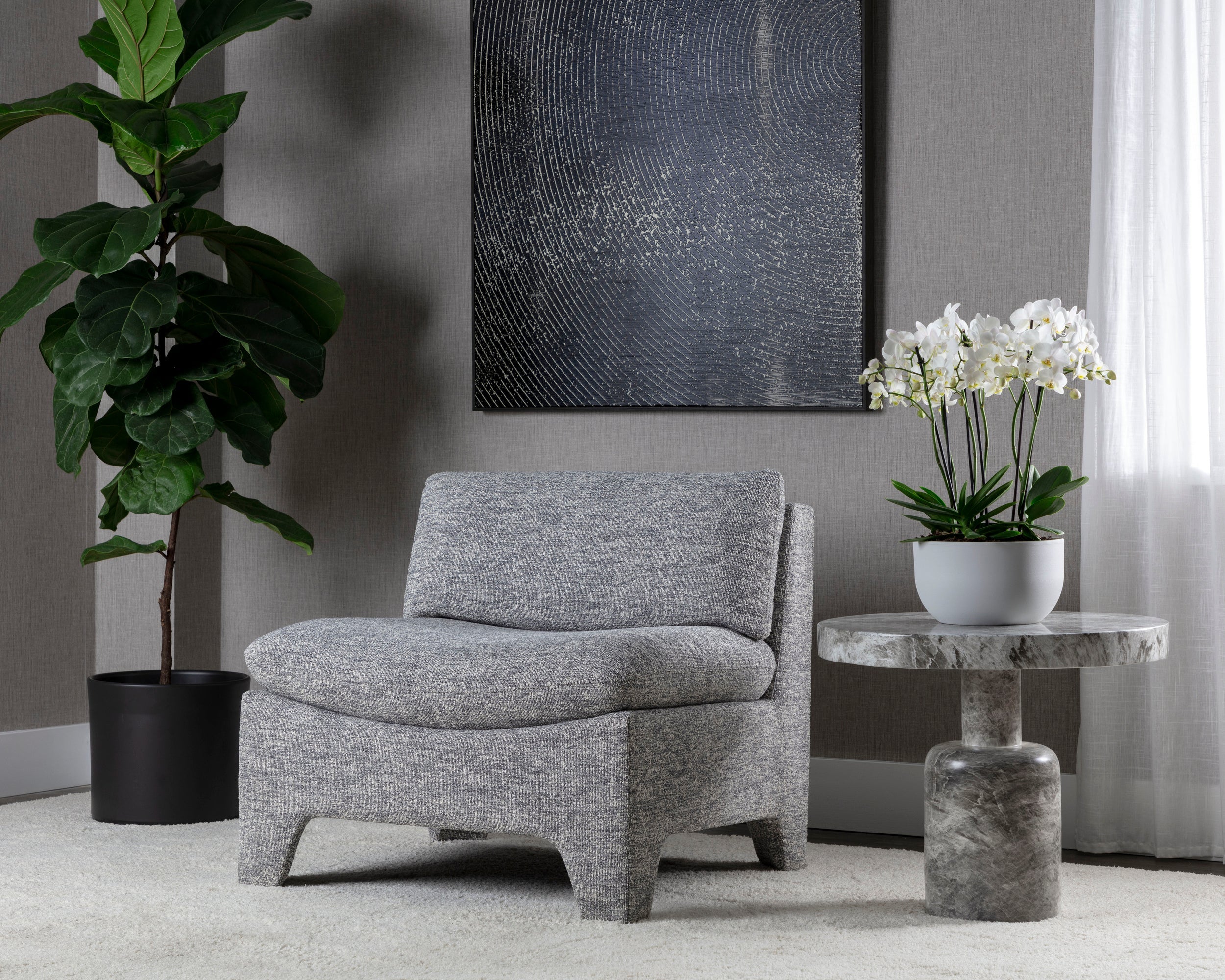 Dallin Lounge Chair - Boho Sesame