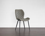 Lyla Dining Chair - Black  Antique Grey