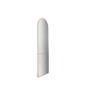 Gabby - Teno Arch Full-Length Mirror - Champagne, 80 in. H x 23 in. W x 1.5 in. D - SCH-175688