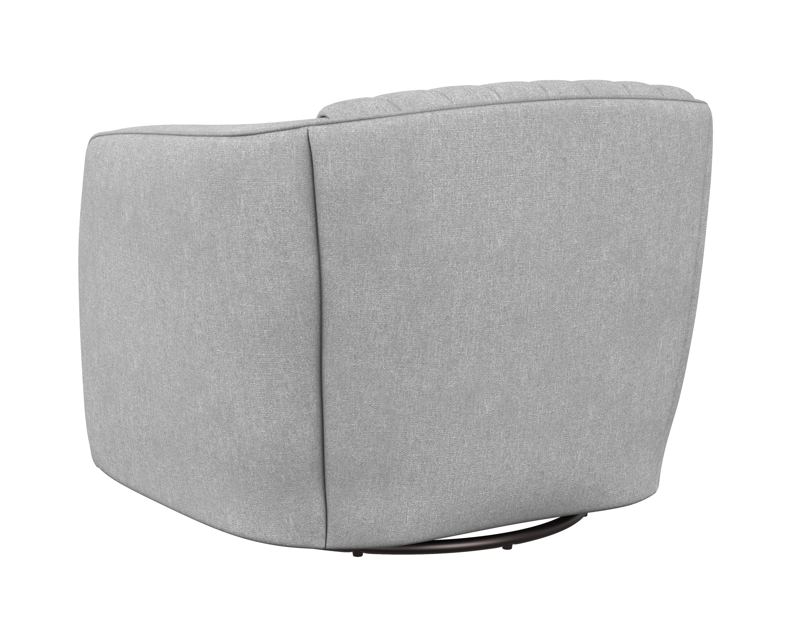 Garrison Swivel Lounge Chair - Liv Dove