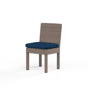 Sunset West - Coronado Armless Dining Chair w/ Sunbrella Fabric - Driftwood Finish - SW2101-1A