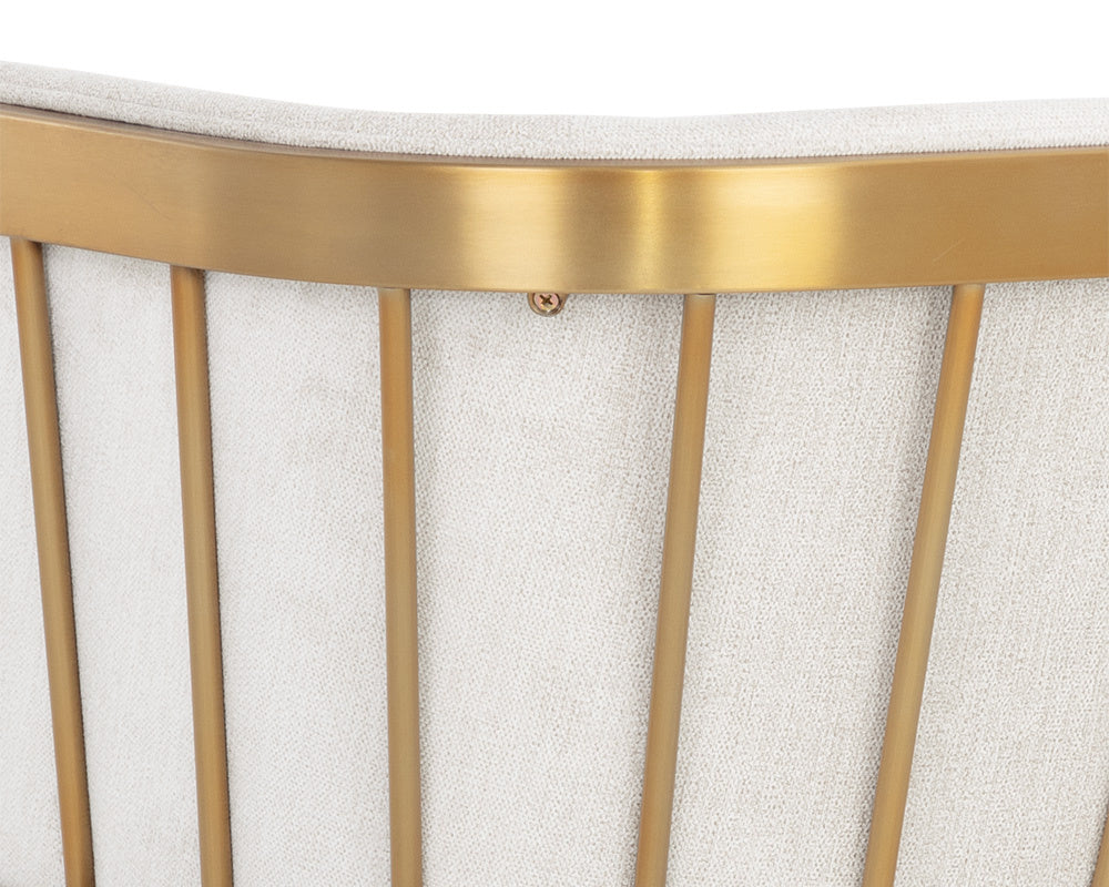 Caily Dining Armchair - Polo Club Muslin