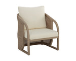 Palermo Lounge Chair - Drift Brown  Stinson Cream