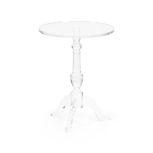 Chelsea House Acrylic Pedestal Side Table - 384787