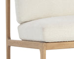 Elanor Lounge Chair - Light Oak  Altro White