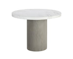 Nicolette Dining Table - 40"  Marble Look