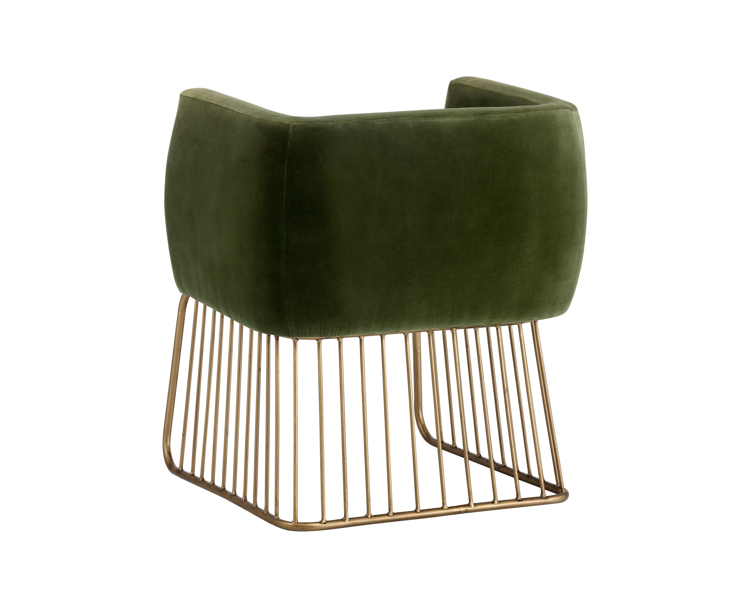 Gala Dining Armchair - Forest Green