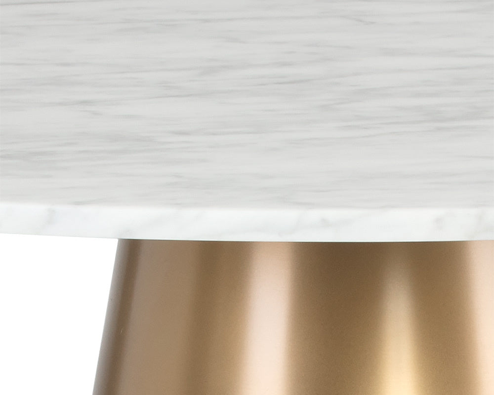 Damon Bistro Table - 35.5"  Gold