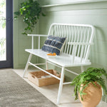 Safavieh Lucilia Spindle Bench, BCH8501 - White
