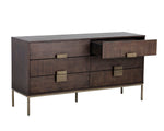 Jade Dresser - Antique Brass  Dark Mango