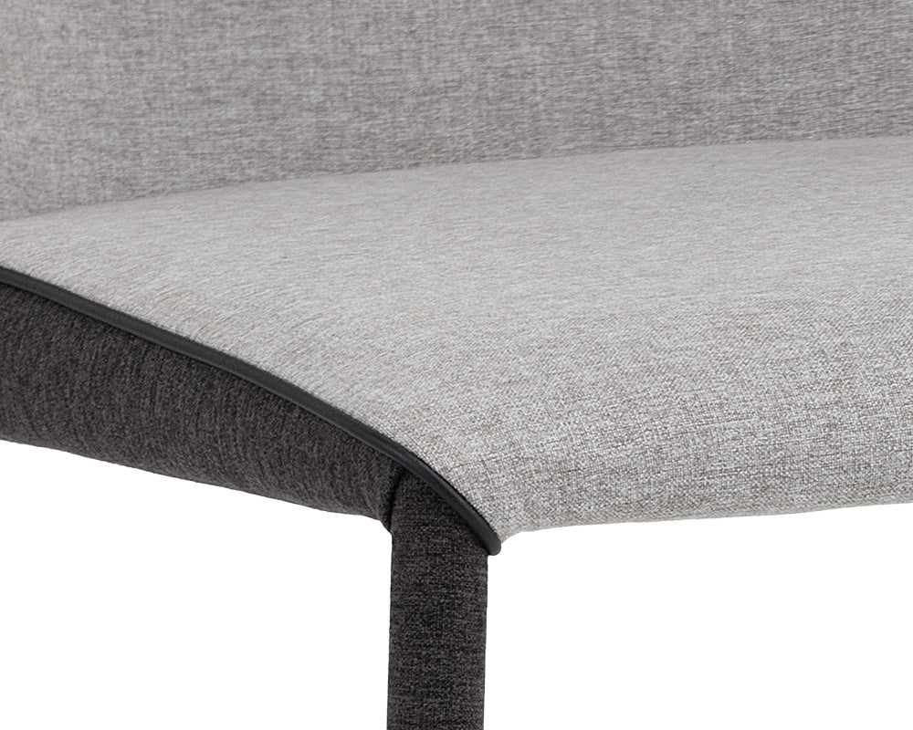 Renee Dining Chair - Armour Grey / Dark Slate
