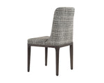 Elisa Dining Chair - Grey Oak  Naya Check Black