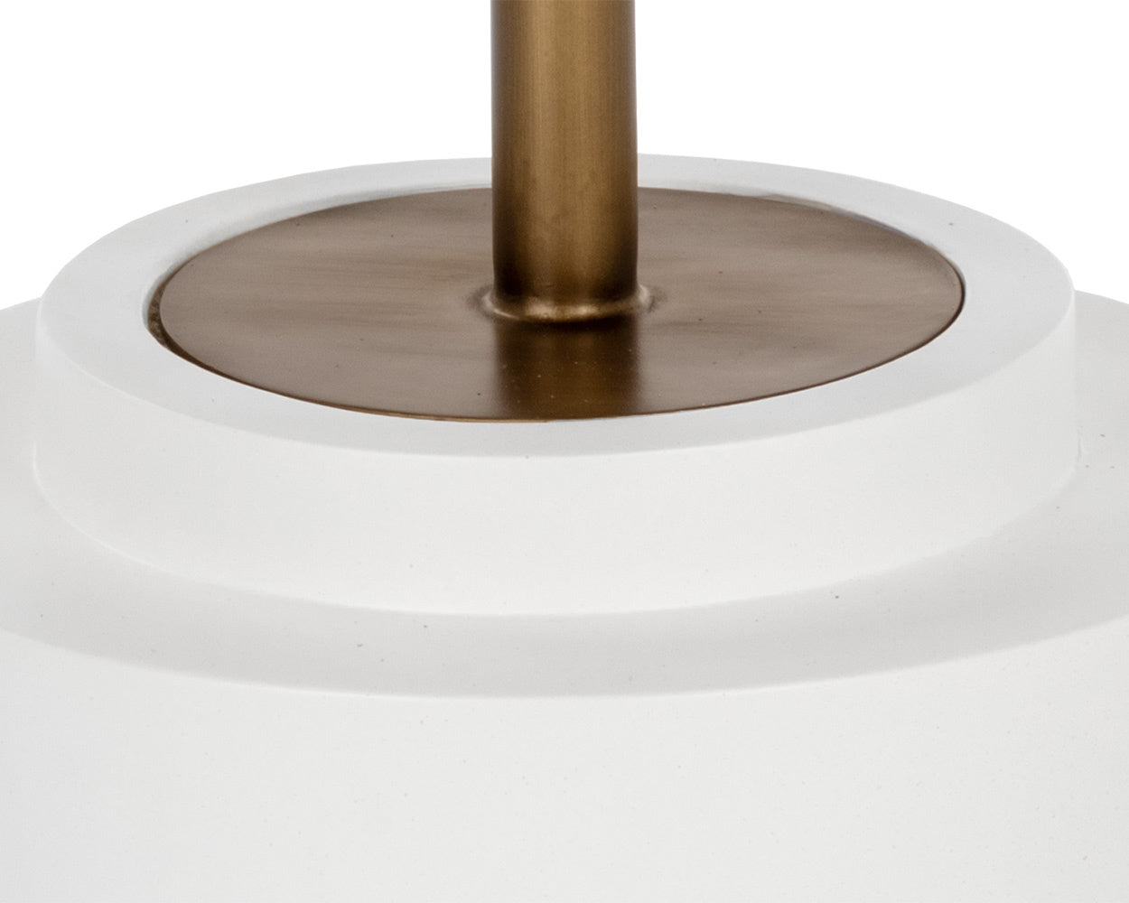 Marlowe Bistro Table - Antique Brass  White