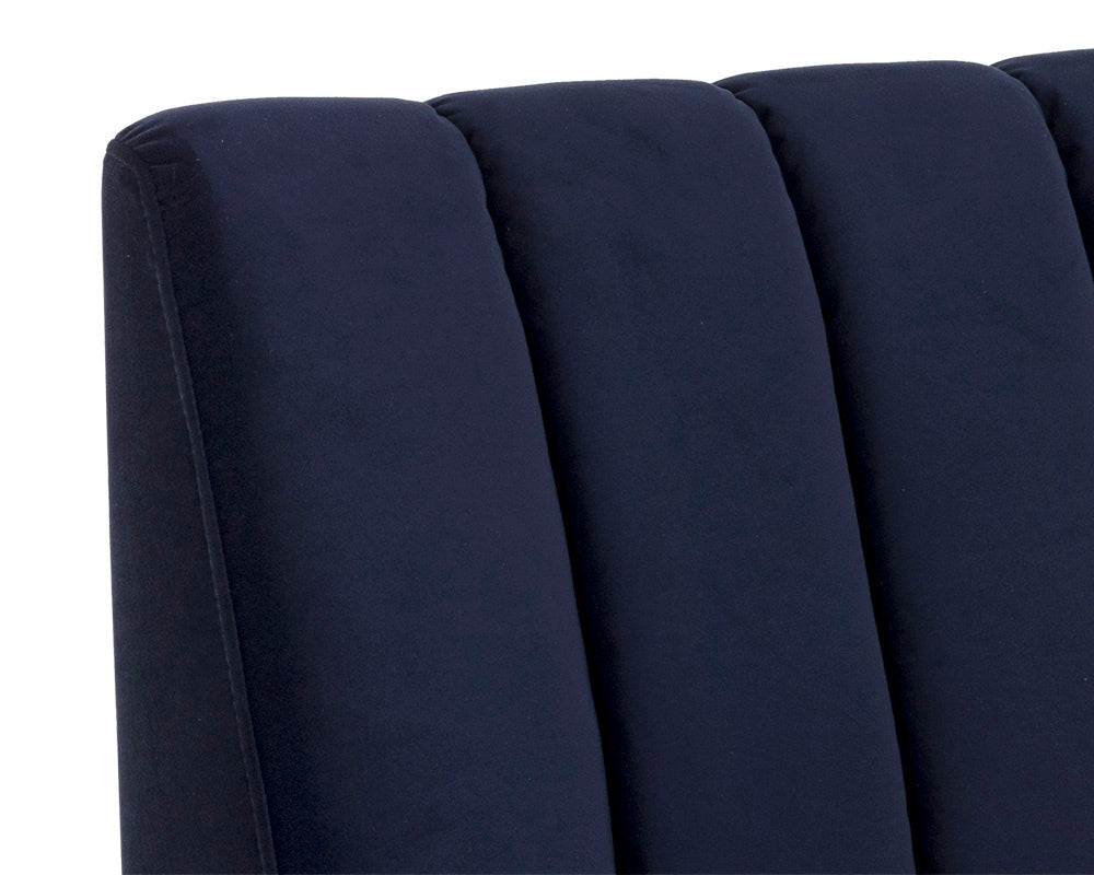 Kosovo Banquette - Brown  Abbington Navy