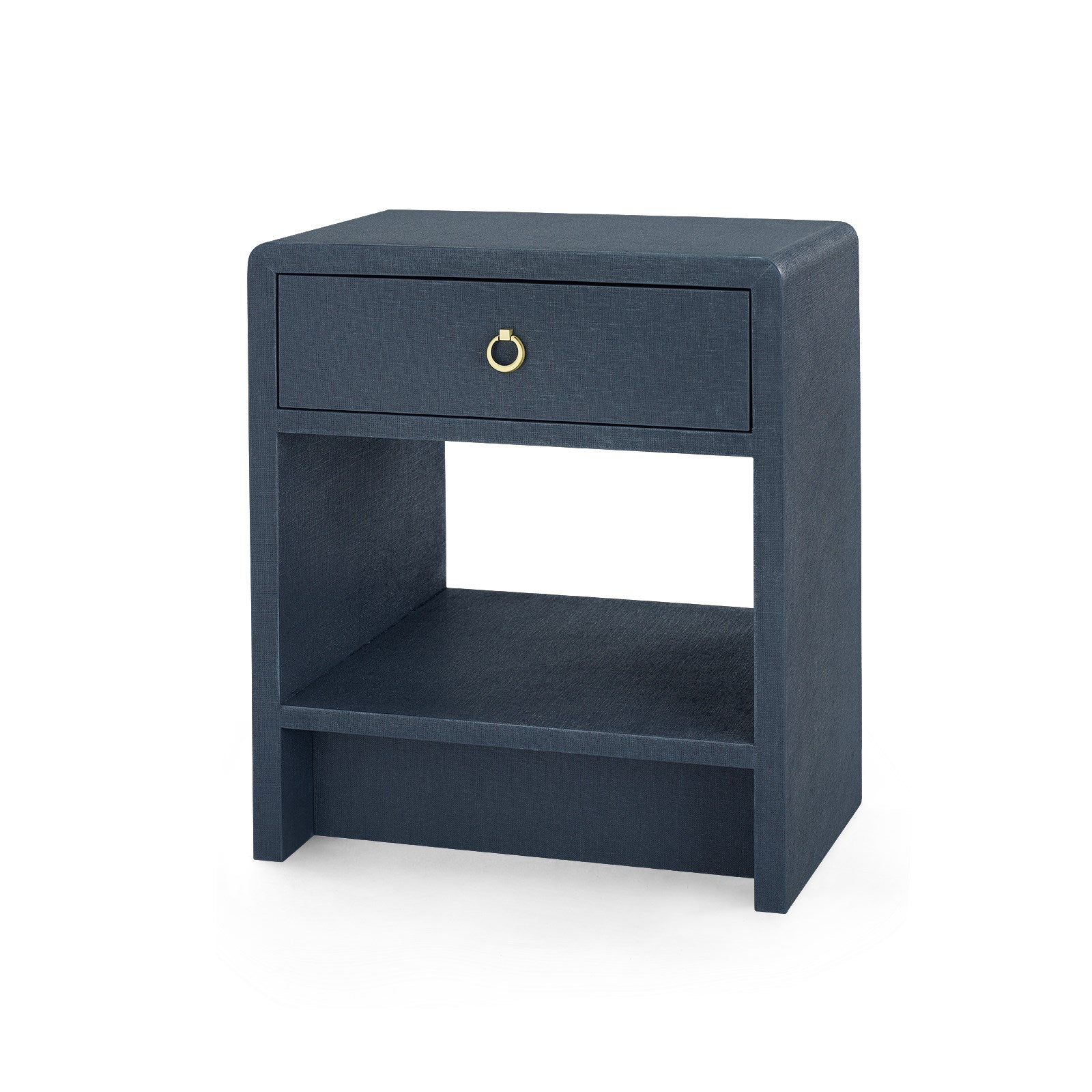 Villa & House - Benjamin Linen 1-Drawer Side Table - BEN-110-5198