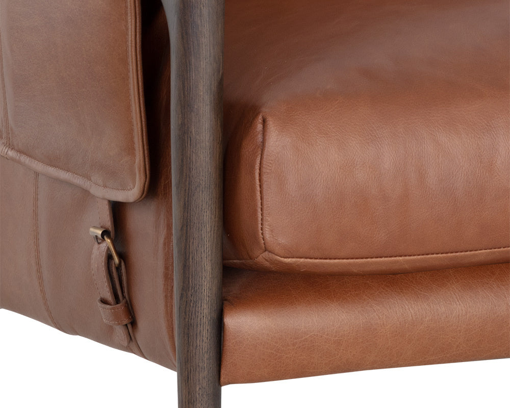 Mauti Armchair - Brown  Shalimar Tobacco Leather