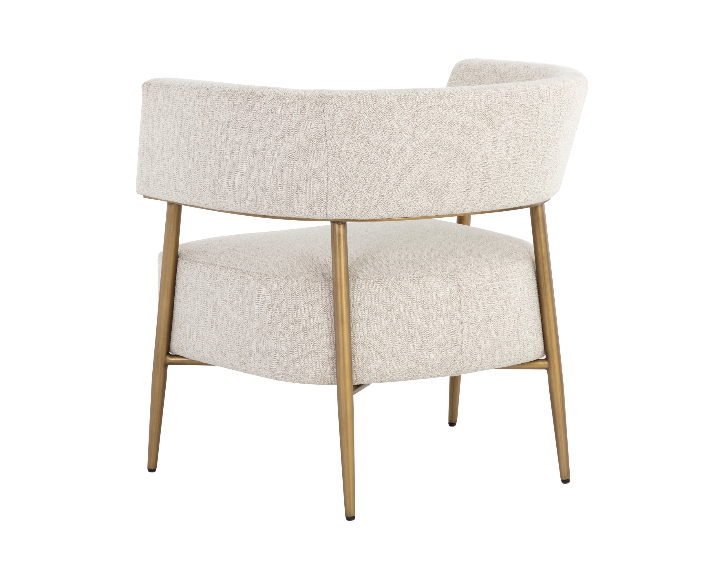 Maestro Lounge Chair - Dove Cream