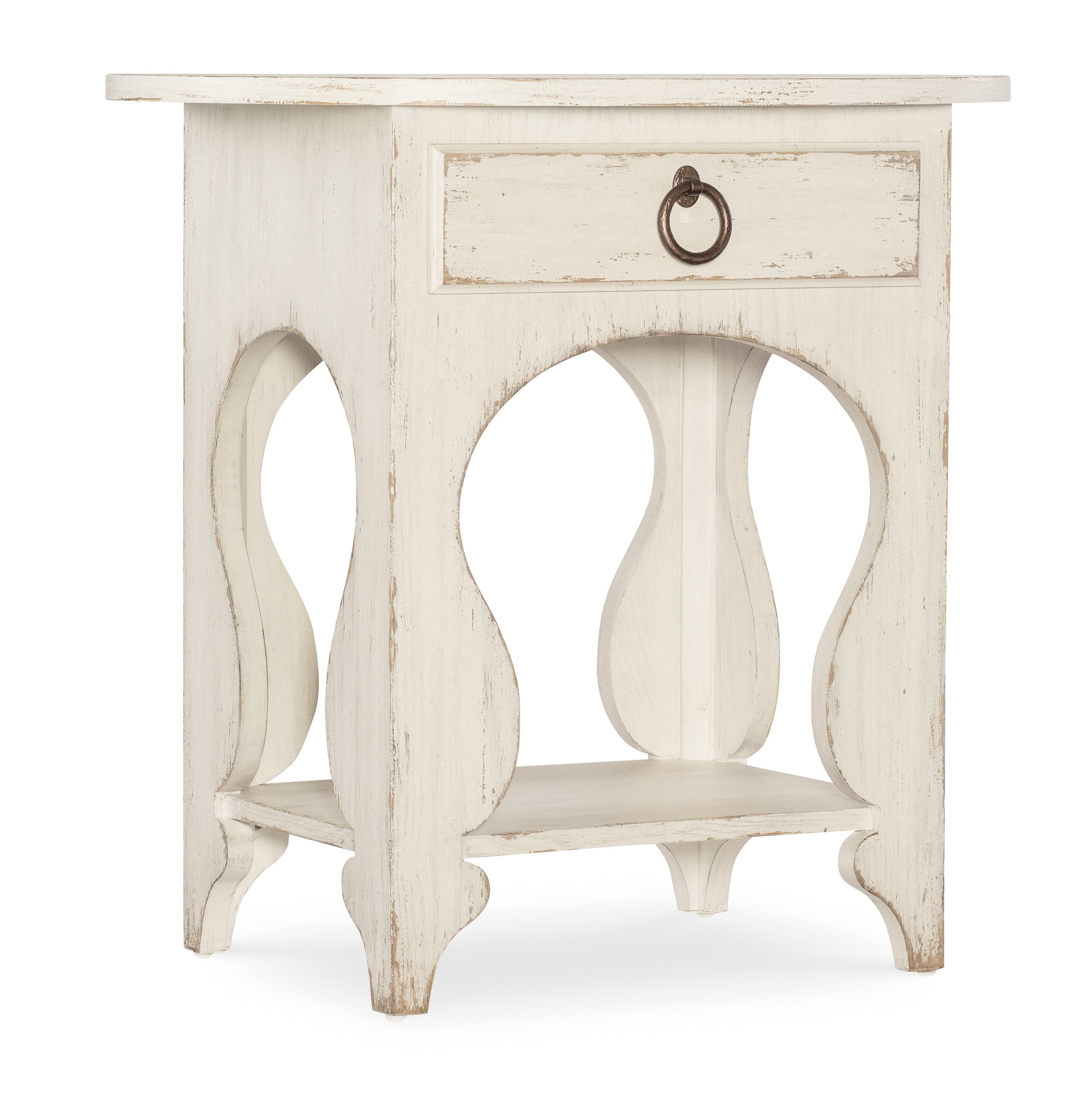 Americana One-Drawer Oval Nightstand | Hooker Furniture - 7050-90115-02
