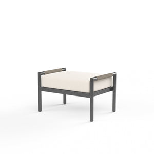 Sunset West - Pietra Ottoman in Echo Ash, No Welt - Graphite - SW4601-OTT-EAS-STKIT