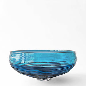 Decorative Crafts Mizuno Aqua Glass Bowl