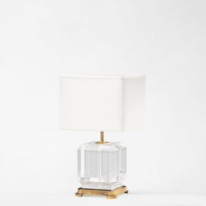 Decorative Crafts Pyra Crystal & Brass Lamp - 8412