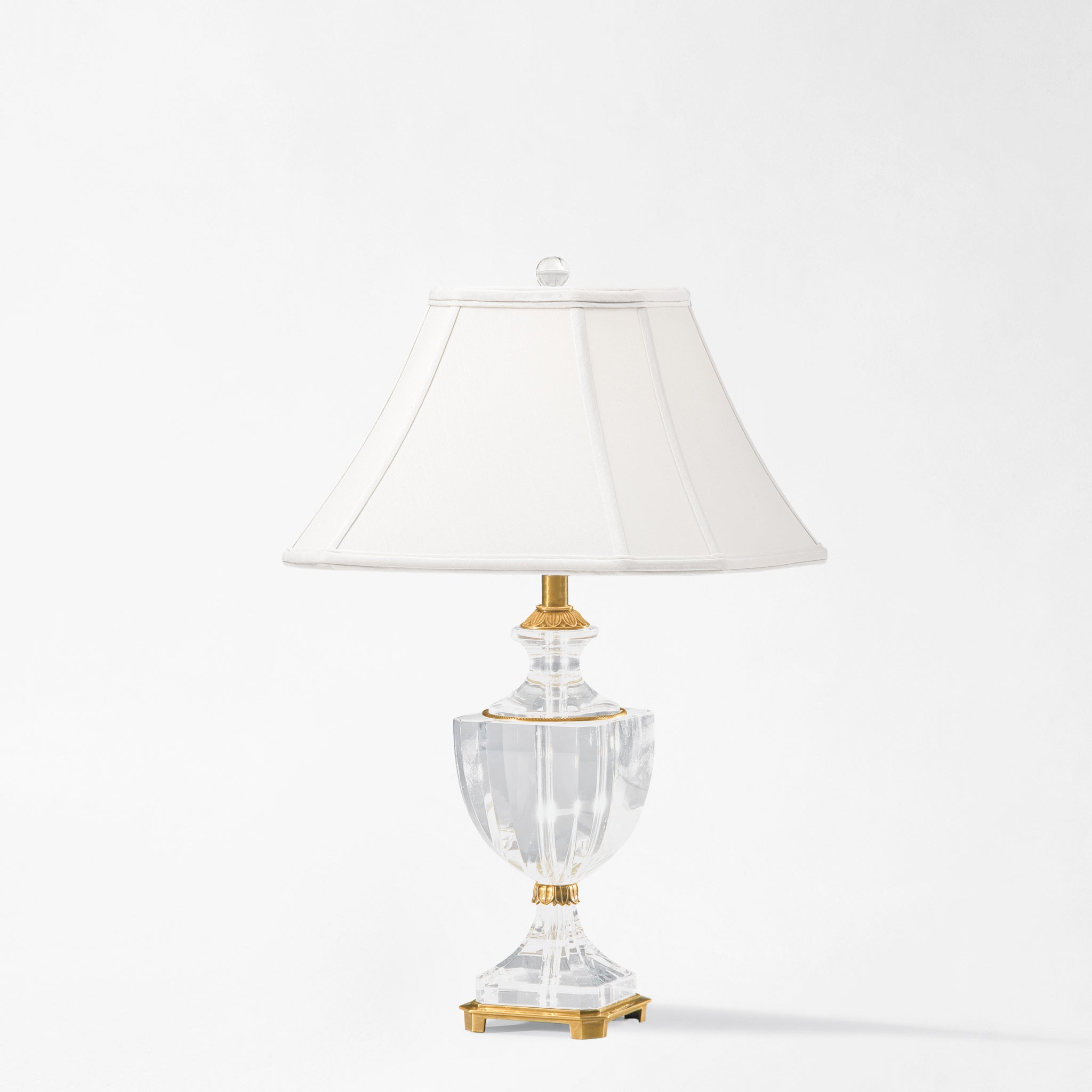 Decorative Crafts Prado Crystal & Brass Lamp - 8130