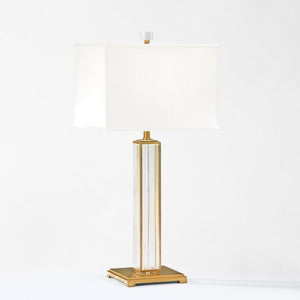 Decorative Crafts Novo Crystal & Brass Lamp - 8125