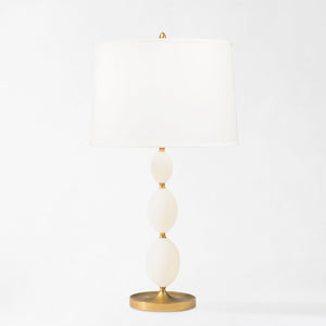 Decorative Crafts Kavala Brass & Alabaster Lamp - 8095