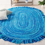 Safavieh Braided 451 Rug, BRD451 - Turquoise