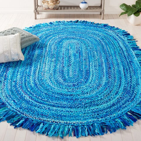 Safavieh Braided 451 Rug, BRD451 - Turquoise