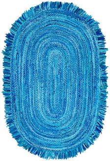 Safavieh Braided 451 Rug, BRD451 - Turquoise