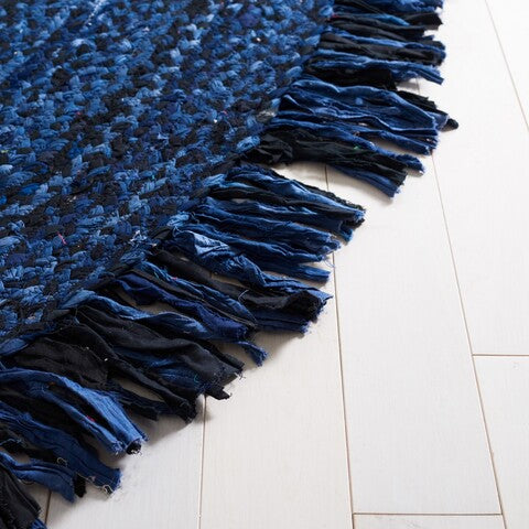 Safavieh Braided 451 Rug, BRD451 - Navy / Black