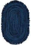 Safavieh Braided 451 Rug, BRD451 - Navy / Black