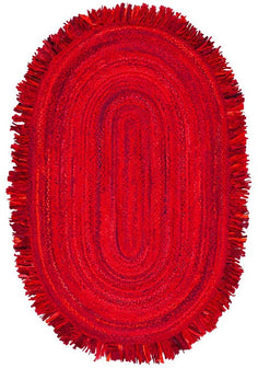 Safavieh Braided 451 Rug, BRD451 - Red