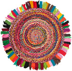 Safavieh Braided 451 Rug, BRD451 - Red / Multi