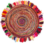 Safavieh Braided 451 Rug, BRD451 - Red / Multi