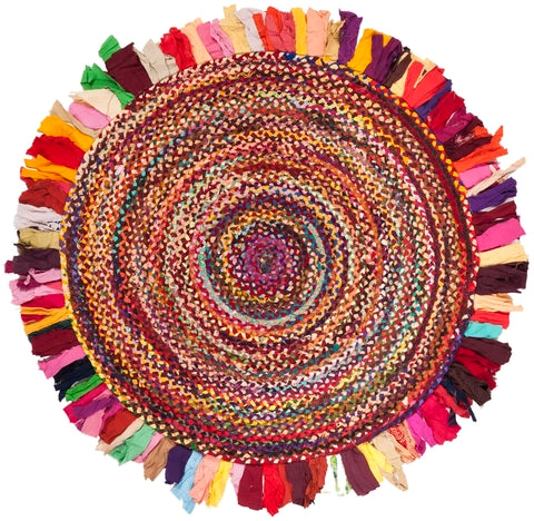 Safavieh Braided 451 Rug, BRD451 - Red / Multi