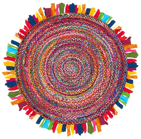 Safavieh Braided 451 Rug, BRD451 - Red / Multi